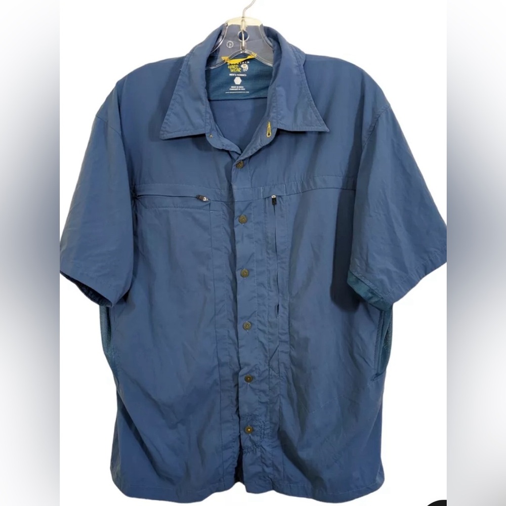 Mountain Hardwear Navy Casual Button Down Shirt
